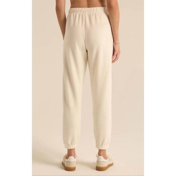 NEW Z SUPPLY unwind reverse fleece jogger in sea salt - Picture 2 of 5